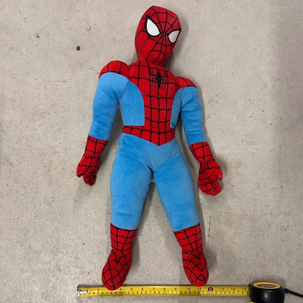 Marvel Spider-Man Plush Doll Huggable Stuffed Toy Red Blue 20 Inch Superhero - Picture 4 of 6